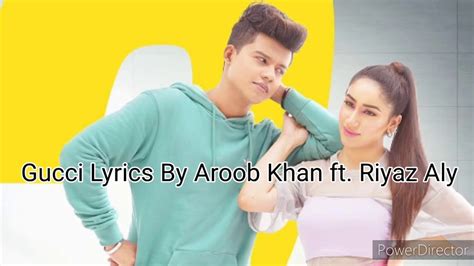 riyaz aly Gucci lyrics